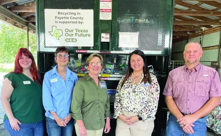 Recycling Center gets new baler thru H-E-B grant
