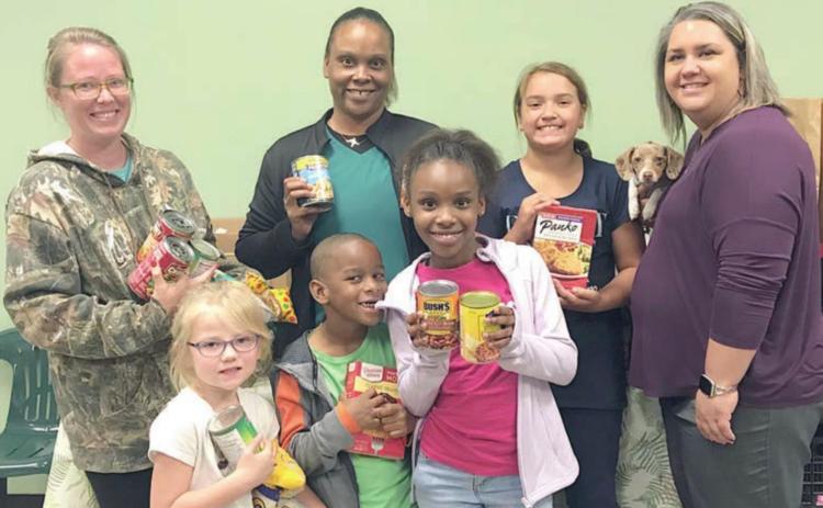 Girl Scouts collect donations for Food Pantry
