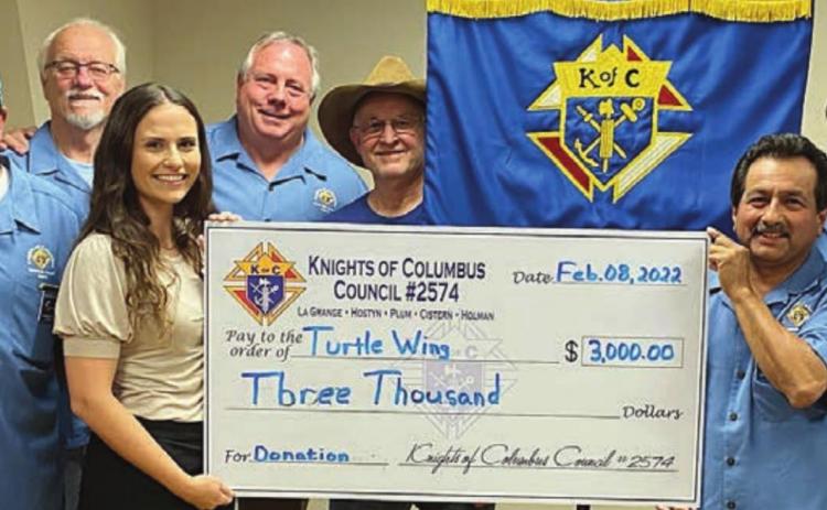 La Grange KCs donate to Turtle Wing social skills programming