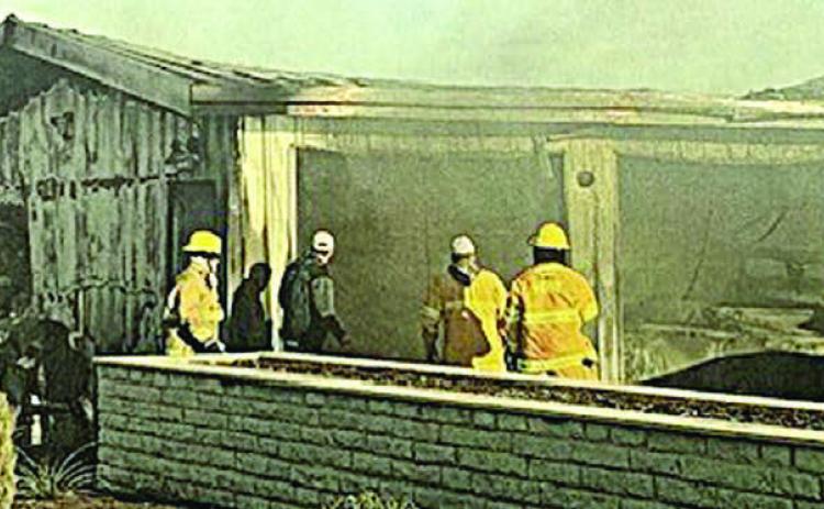 Garage fire extinguished near Winchester