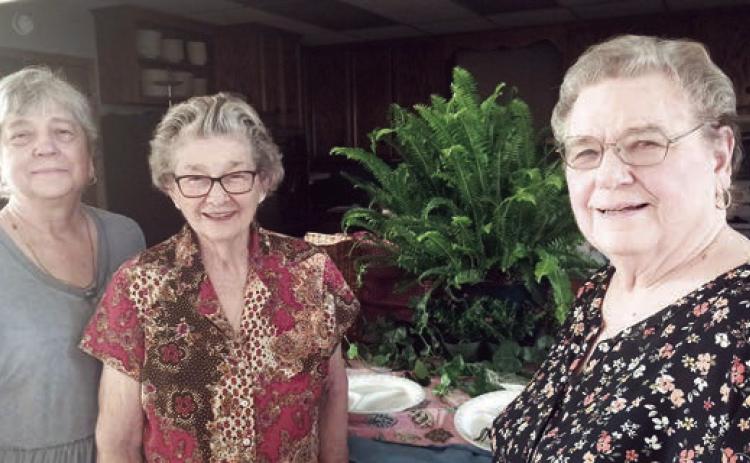Hostesses – (from left) Debbie Behlen, Ruth Fabian and Janet Kobza.