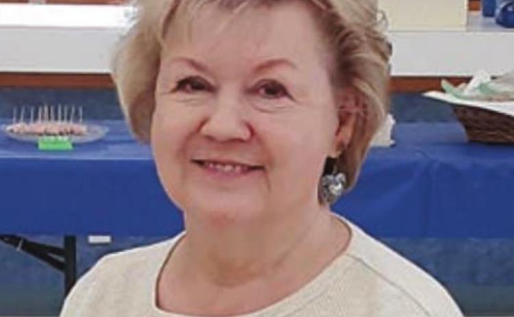 Kathy Koch, TRTA healthy living chair, gave healthy living suggestions at the meeting on March 10.