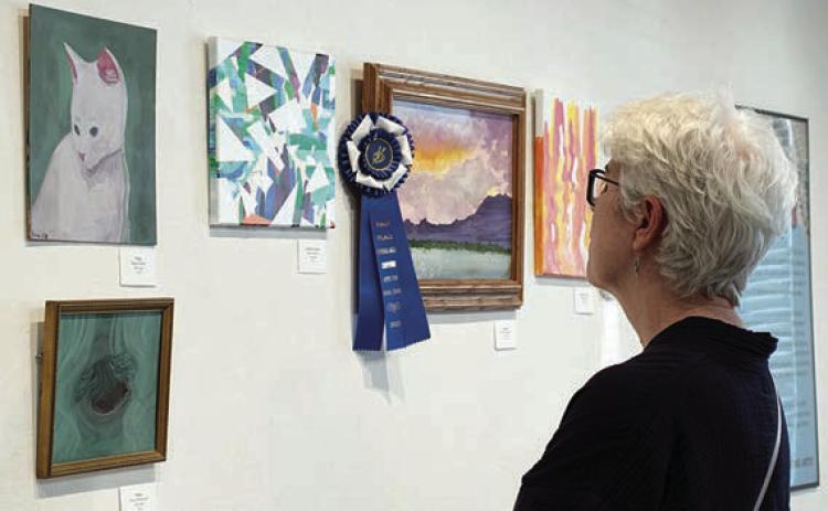 The opening exhibition in the Emerging Artists Competition was held on Saturday, Aug. 5 at the ARTS Ross Gallery in Fayetteville. The exhibition will remain open through Aug. 26.