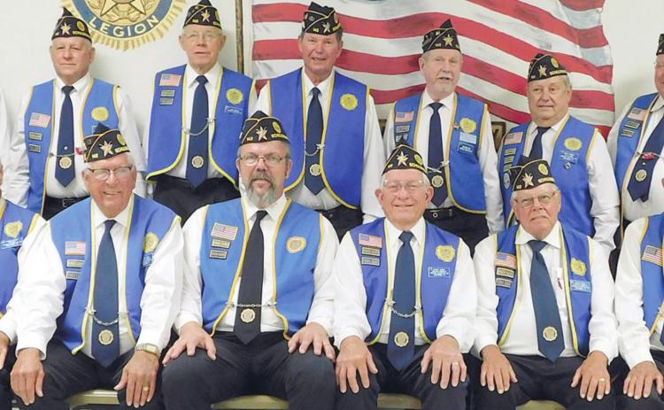 American Legion officers installed