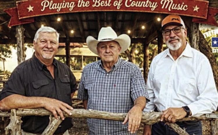 Strykly Country will debut at Freyburg Hall on Saturday evening, Aug. 29 with members (from left) Bruce Lebeda, Dennis Stryk and Mike “Bubba” Olle. Stryk said the group’s name was coined by Lebeda.