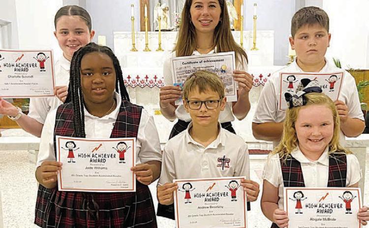 Accelerated Reader award presented at St. Rose