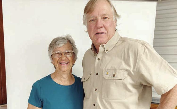 The Schulenburg Young Farmers held their monthly meeting on Tuesday, Sept. 23. Meeting chair Janice Muehr (left) introduced Martin Payne (right), who gave an educational program titled ‘Useful Wild Plants Project.” Payne discussed edible and poisonous wild flowers and plants. The next meeting will be held on Tuesday, Oct. 28.