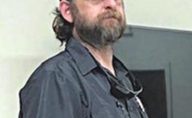 Andy Behlen spoke at Navidad Valley Community Connections on Monday, Sept. 20.