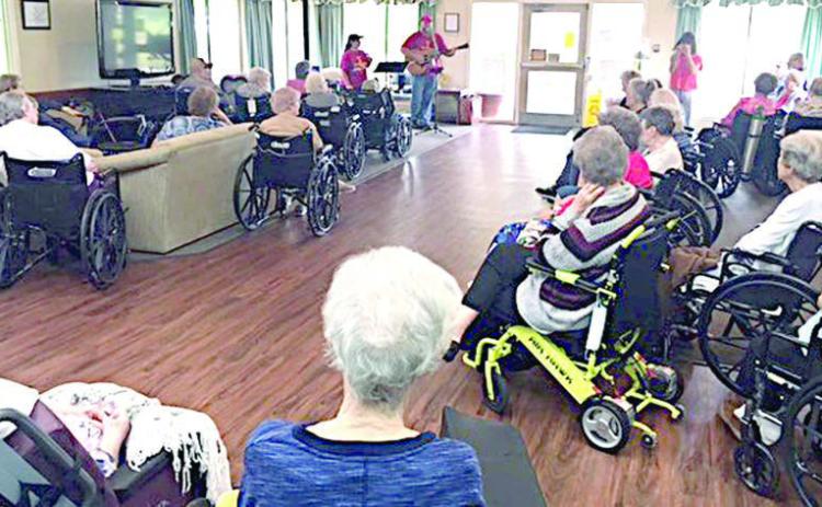 Musical performance given at Regency