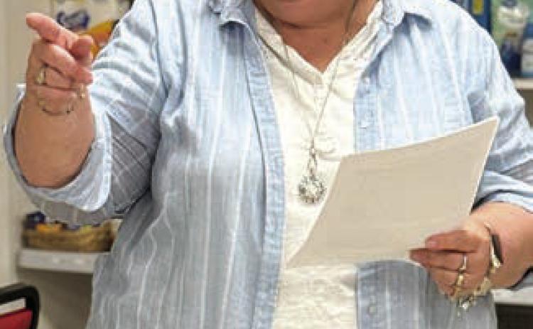 Senior Sp otlight – Kathy Carpenter, a valued volunteer, shared her story for Senior Spotlight. She brought photographs and also had a fun game for members to play, showing who knew her best.