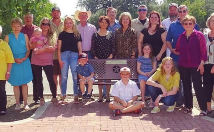 Bench placed downtown in memory of Sustrs