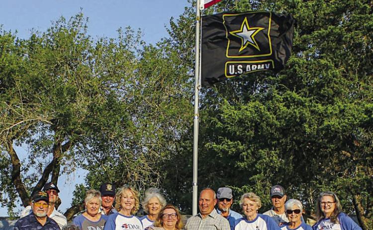 Honorees and organization representatives shown are (front row, from left) Nelma Strey, Stephanie Mattix, Rebecka and Richard LaCourse, Judy Zachmeyer, Jennie Muggli, Donna Putejovsky, (middle row) Rick Mattix, Marti Herring, Connie Dittrich, (back row) Glen Strey, Vernon Dittrich, Jerry Putejovsky and David Zachmeyer.
