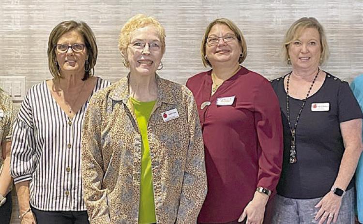 Six members of the Fayette County Retired Teachers’ Association attended the District 13 Spring Conference – (from left) Melanie Mica, Debbie Morrill, Karen Fitch, Sabina Rotter, Lisa Slinkard and Chris Morrison.