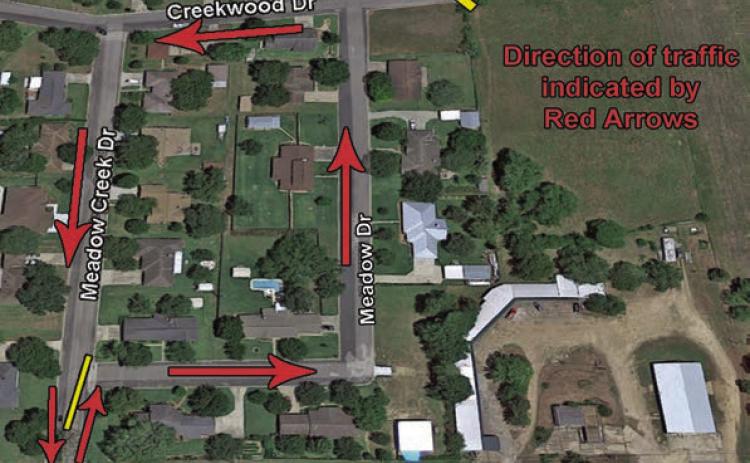 MEADOW CREEK SUBDIVISION TO HAVE ONE-WAY TRAFFIC ON HALLOWEEN