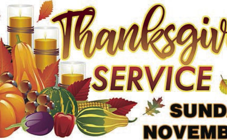 Community Thanksgiving Service