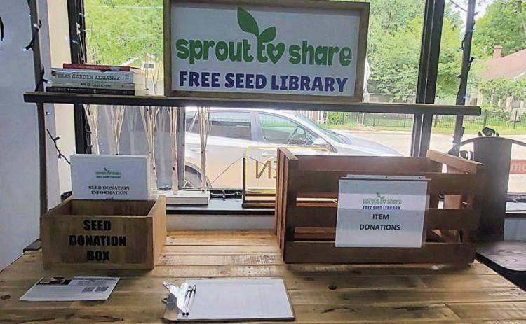 The Sprout to Share Free Seed Library, located inside Create Space Studio at 717 Walnut in Columbus, will open Saturday, Aug. 24 but seed donation boxes and volunteer sign-up sheets are already available.