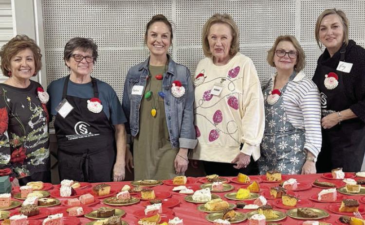 Some of the amazing volunteers include (from left) Martha Beckman, Brenda Ray, Kandice Dolmolin, Sharon Rodriguez Pam Janda and Kitty Wilbanks. Not shown are Linda Heller and Darlene Williams.