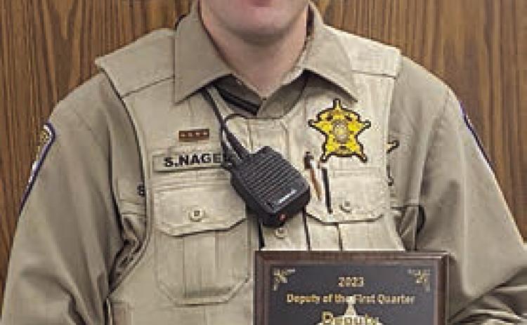 Nagel named Fayette Co. Deputy of First Quarter