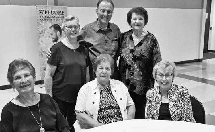Six members of the Schulenburg ISD Class of 1957 attended Patricia “Pat” Miksch’s funeral