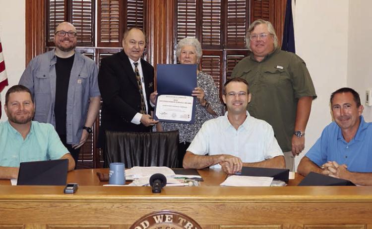 Award presented to Historical Commission