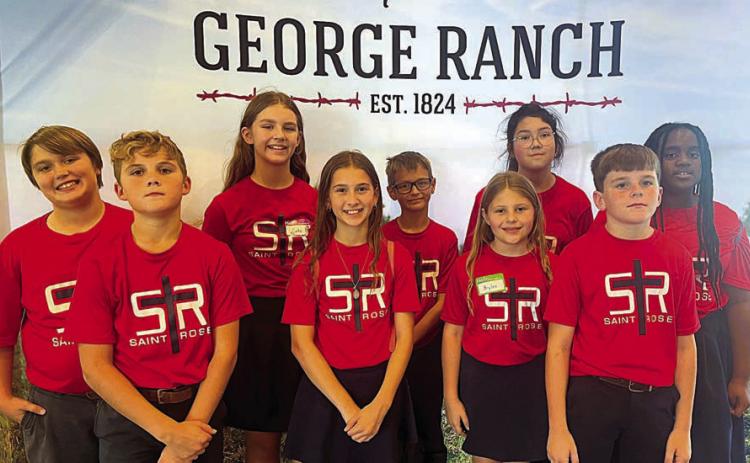 St. Rose fifth graders visit George Ranch