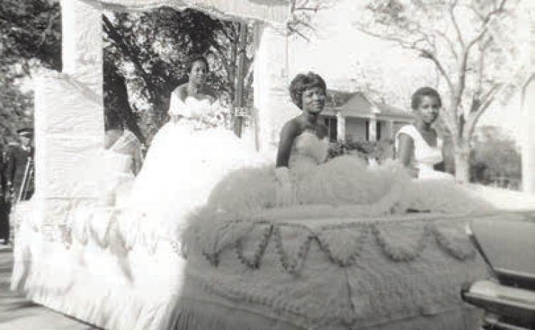 Float in the 1961 Juneteenth parade in La Grange. Photo Courtesy of Lorenza Crosby