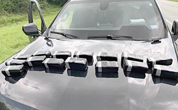 Shown above are the bundles of cash totaling $188,000 found in a Honda Civic which led to an arrest for money laundering.