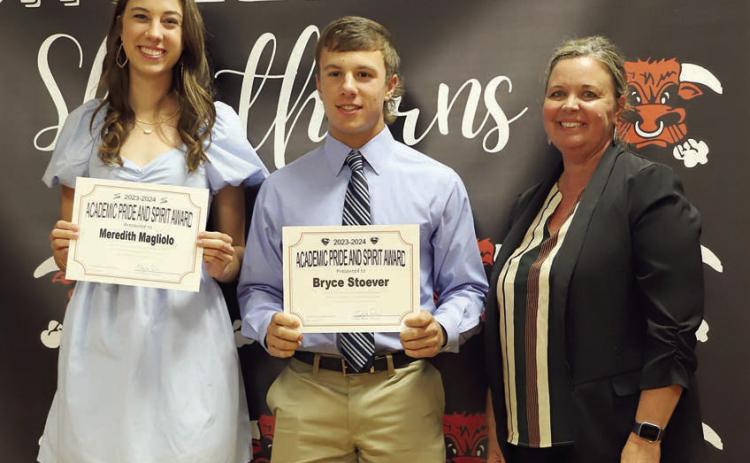 SHS Academic Pride & Spirit Award recipients