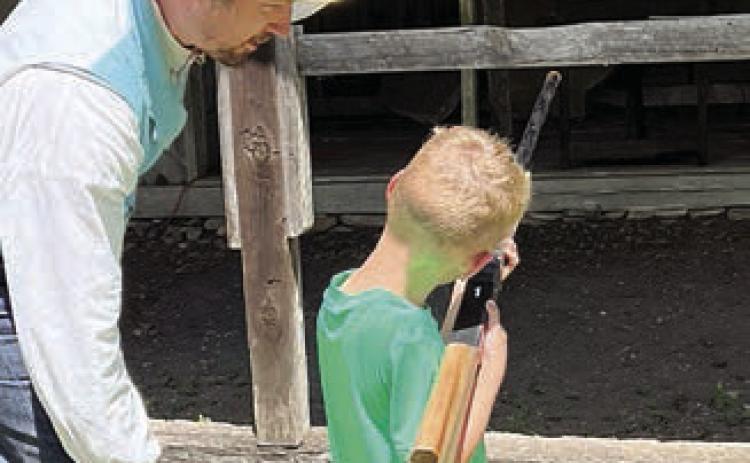 A laser shoot ing gall ery – inspired by the historic marksmanship competitions held by the Schuetzenverein – will be one of the activities at the Independence Day celebration on Saturday, July 5 at Kreische Brewery and Monument Hill State Historic Sites.
