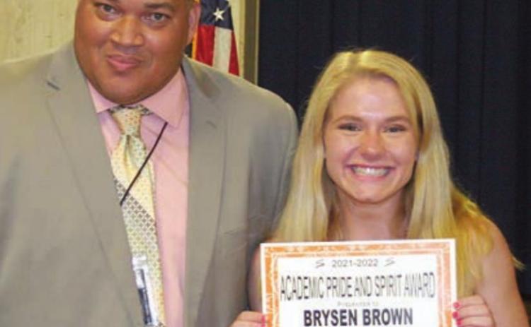 Academic Pride & Spirit Award