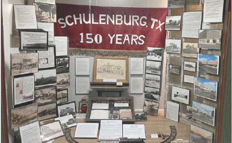 ‘150 years of Schulenburg’ window display at museum