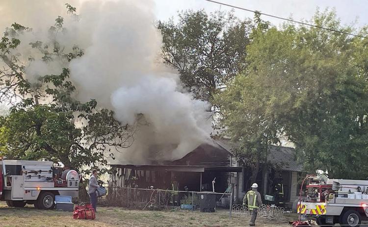 SVFD battles house fire Monday