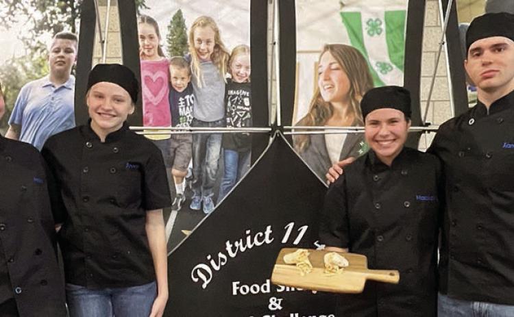 Shaker Bakers (senior main dish, first place) – (from left) Hailey Janish, Scotti Beseda, MacKayla Griffin and Kandon Kaspar. As a first place winner in the senior division, the team advances to the Texas 4-H Roundup.