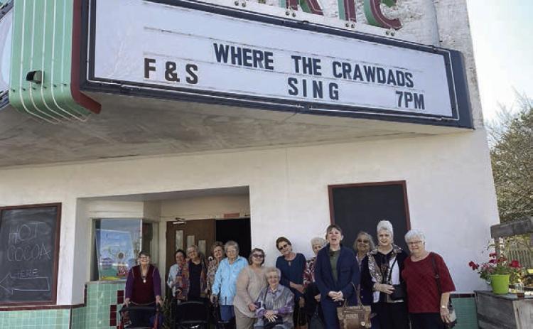 Lyric Theater in Flatonia hosted 13 members from Senior Connections for a movie on Tuesday, Jan. 10.
