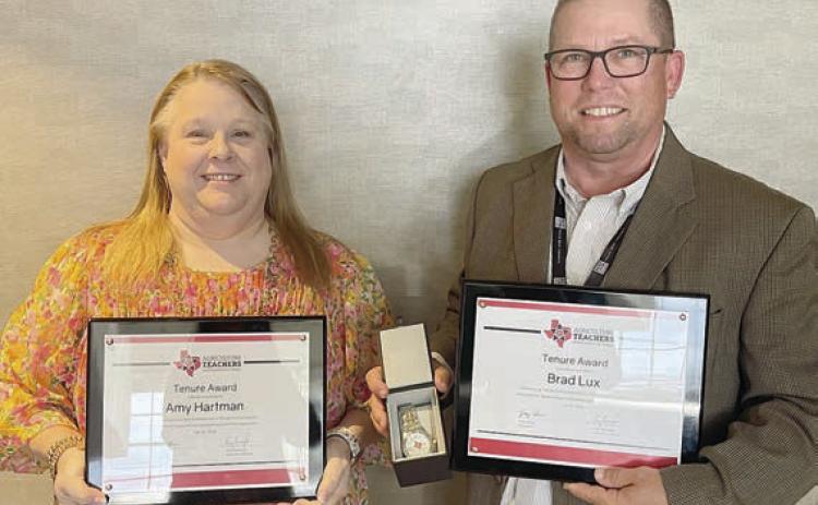 Hartman, Lux get awards at conference