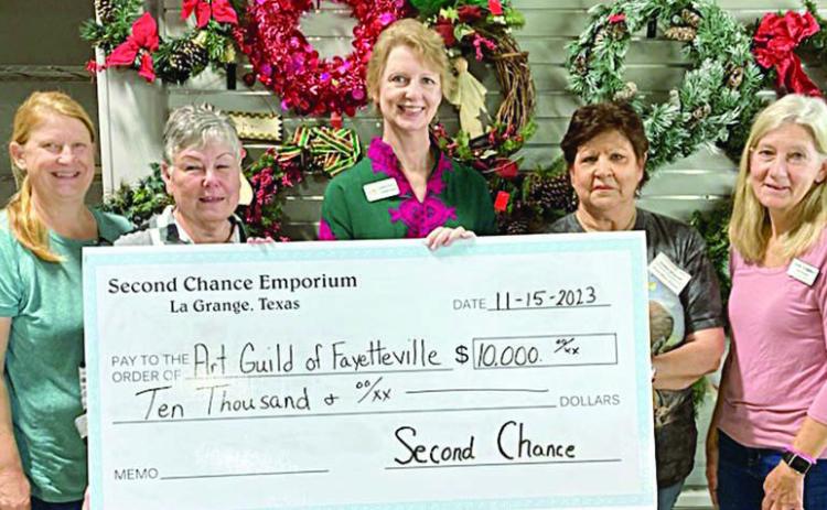 ARTs gets $10,000 donation from Second Chance
