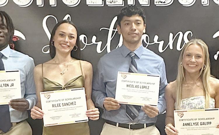 Five Schulenburg High graduates presented Stanzel scholarships