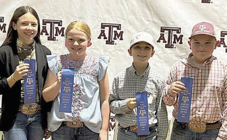 4-H’ers compete in Aggiefest judging contest