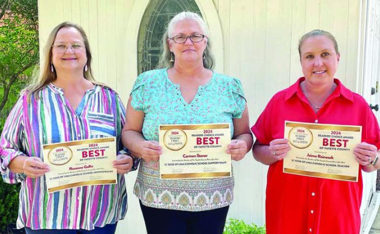 St. Rose staff recognized