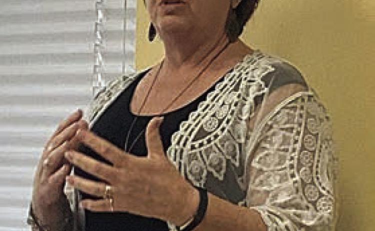 Guest speaker was Terri Wagner, executive director of the Greater Schulenburg Chamber of Commerce.