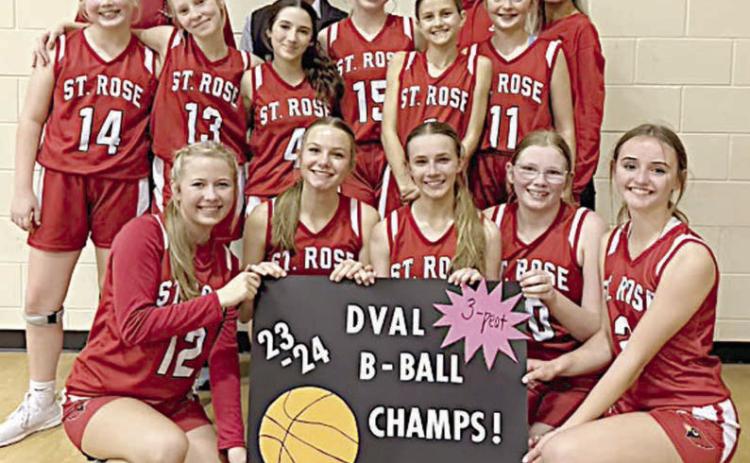 Cardinal girls’ team goes undefeated