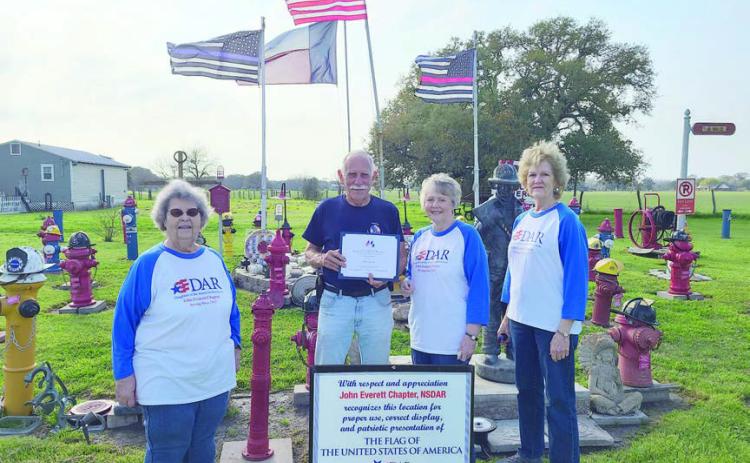 John Everett DAR recognizes smith’s flag display