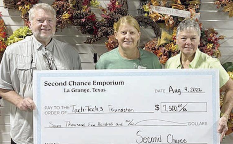 Second Chances donates to Tach-Tech3