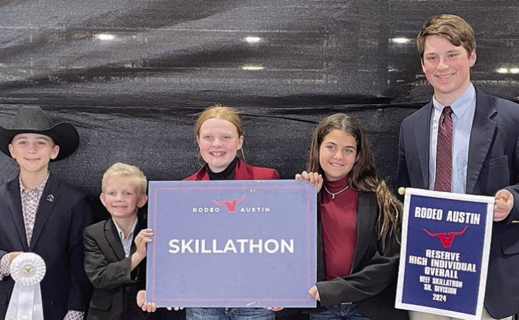 Fayette 4-h’ers enter Rodeo austin beef skill-a-Thon
