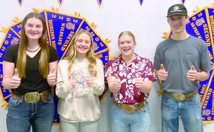 FFA livestock judging team headed to state