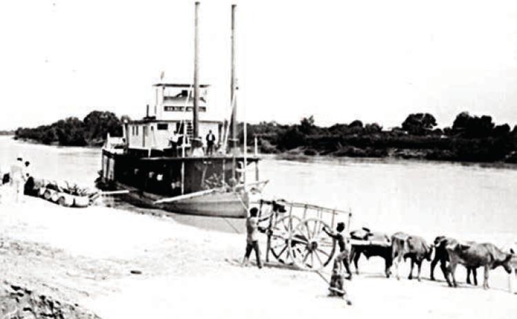 No photos or sketch es exist of the Kate Ward, but this would be a close resemblance. In the early years, the Colorado River in Texas came to be a highway of commerce.