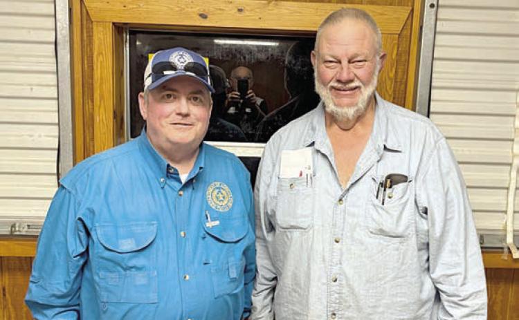 Young Farmers host CEU credit program The Schulenburg Young Farmers held their monthly meeting on Tuesday, Feb. 24 at the Schulenburg Expo Center. The meeting was good for two hours of CEU credits. Ed Moeller (right) was program chairman. Vick Alexander ( left), assistant regional director for pesticide programs with Texas Department of Agriculture, gave the program.