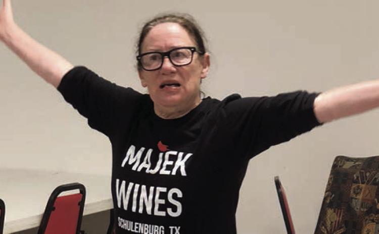 Lun ch-and-learn sp eaker recently was Lynne Majek from Majek Winery.