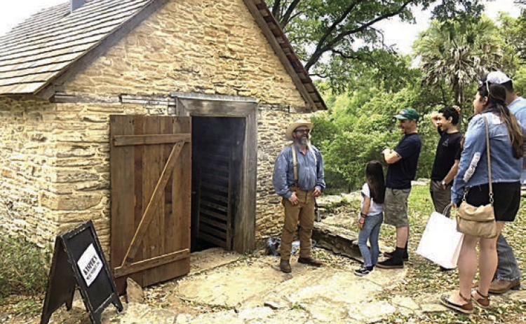 Historic smokehouse demonstrations will be given at the Kreische House during Easter on the Bluff.