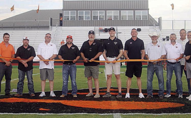 Ribbon cutting kicks off football season at new stadium